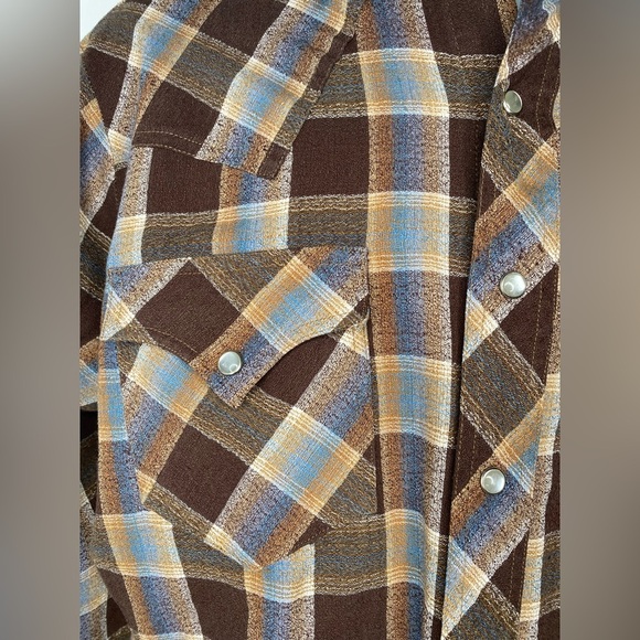 Kennington Vintage Western Pearl Snap Button Down Shirt - Picture 2 of 7